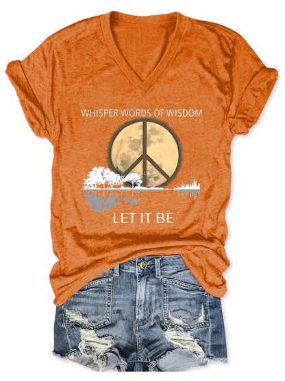 Let it be Casual T-shirt