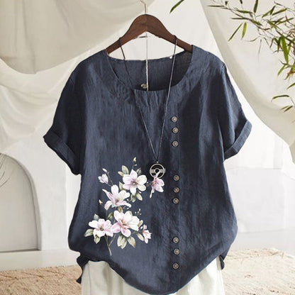 Claire™| Shirt met Bloemenprint