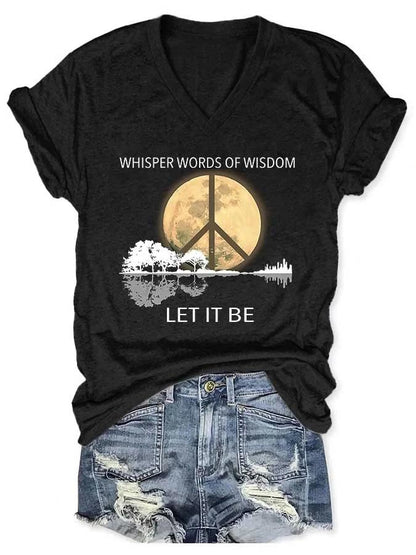 Let it be Casual T-shirt