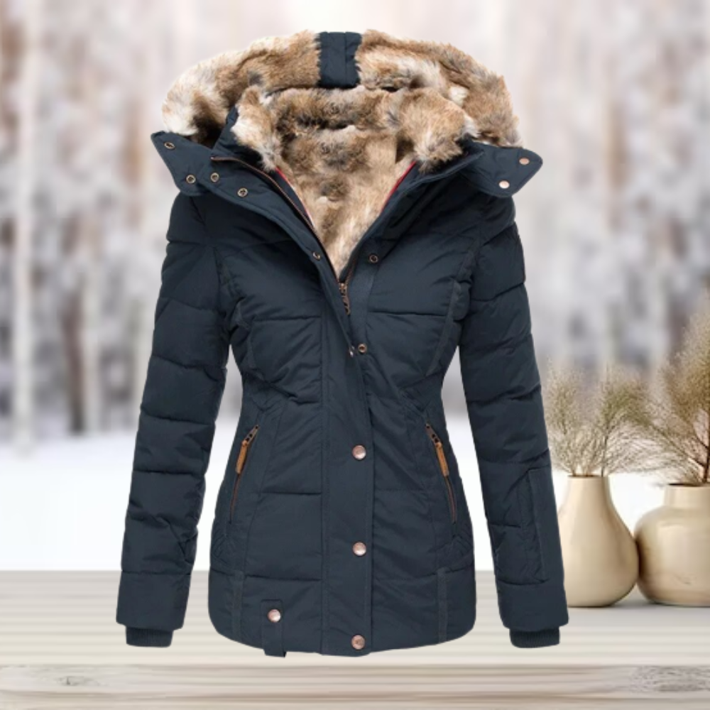 Eulalia™ - Elegante winterjas met capuchon 2023