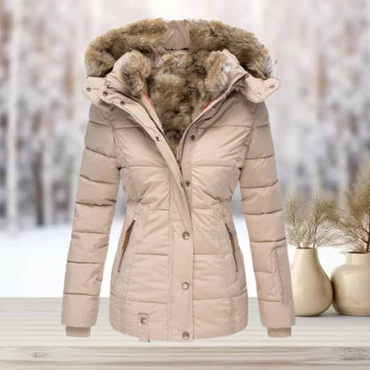 Eulalia™ - Elegante winterjas met capuchon 2023